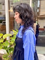 モク 大阪梅田店(MOK) 【楽におしゃれに】ウルフパーマ