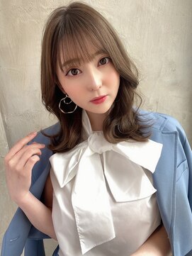 アマトウキョウ アユンチェ(AMA TOKYO×AYUNCHE) 韓国スタイル/ナチュラルくびれヘア_くびれ巻き_レイヤーカット