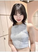ブリーチなしダブルカラー/韓国ボブ/縮毛矯正/髪質改善/学割U24