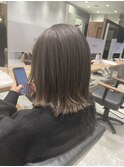 シルキーグレージュ×ボブ