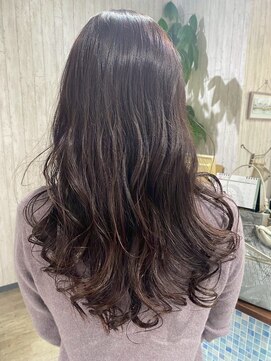 ビーチェ 小岩(Bice) ふんわりピンクブラウンウェーブ/ウェーブロング/透明感