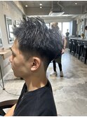刈り上げ高め/短髪