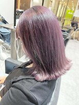 アヴァンス 和泉中央店(AVANCE) ダブルカラー×ラベンダーパープル×外ハネ