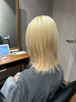 ビス ヘア アンド ビューティー 西新井店(Vis Hair＆Beauty)&nbsp;20代30代大人可愛いダブルカラーブリーチハイトーンカラー