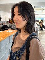 マカロニコースト(macaroni coast)&nbsp;ニュアンスバングパーマミディアム