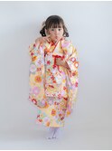 七五三3歳着付け&ヘアセット&メイク/着付け着物レンタル代々木