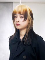 アルバム 池袋(ALBUM)&nbsp;おくれ毛前髪カットデザインカラー顔周りレイヤー_ba558651