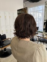 テラス トヨタ(Telasu Toyota)&nbsp;朝楽5分セットのくびれレイヤーボブとラフゆるウェーブパーマ