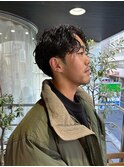 men's/メンズ/メンズパーマ/フェザーパーマ/スペインカール新宿