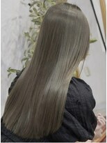 アリー 原宿 表参道(ALLY)&nbsp;ALLY松村髪質改善ブリーなしカラーオリーブグレージュ