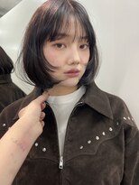 ヌーヴ(Nu:v)&nbsp;重めボブ/ラベンダーグレージュ