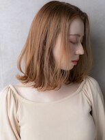 カバーヘア ブリス 川口(COVER HAIR bliss)&nbsp;透明感ミルクティーブロンド小顔くびれミディアムX川口20代30代