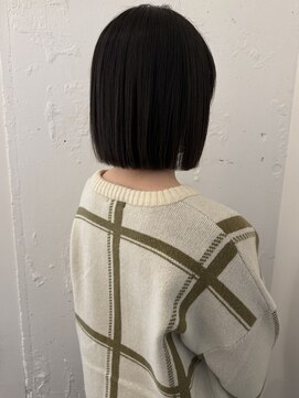 カウチ 板橋本町店(kauti) 切りっぱなしぱつっとボブ