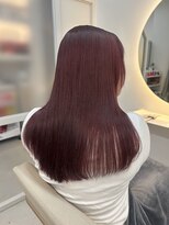 シダ(sida SAIIN)&nbsp;【牧内】チェリーレッドカラー10代20代ロングヘア