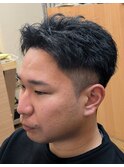 ツーブロックショートスパイキースタイル