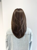 ムード(MOOD,)&nbsp;イメチェン/ピンクベージュ/アンブレラカラー/前髪/銀座駅