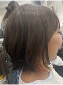 夏を先取り！明るめオレンジインナー×軽やかボブレイヤー