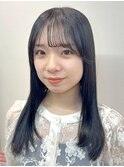黒じゃない透明感暗髪