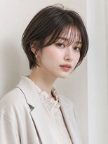 ワゴンバイアフロート(Wagon by afloat)&nbsp;大人ショート×ダークグレージュ20代30代40代50代丸顔面長池袋