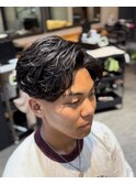 フェザーパーマ フェード フェザーショート