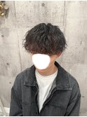 メンズゆるめツイスパマッシュ