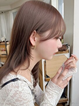 バイオレット 表参道店(Violet) 結べるレイヤーカットハッシュカット顔周りカット髪質改善表参道