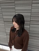 アース 天童店(HAIR&MAKE EARTH)&nbsp;暗髪艶カラー