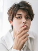 Men's/メンズカット/メンズショート/ニュアンスパーマ/眉毛