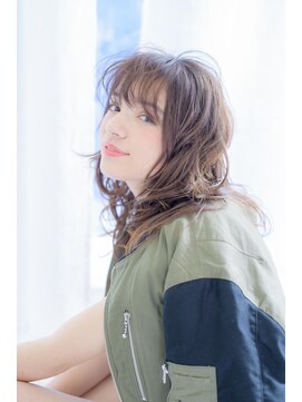 ネオリーブチノ 登戸店(Neolive cino) 【ネオリーブ チノ 登戸】ゆるボサッ セミディ ブルーアッシュ