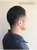 黒髪の大人フェードスタイル！！
