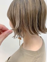テトヘアー(teto hair)&nbsp;bob[切りっぱなしボブ、ミルクティベージュ、シアベージュ]
