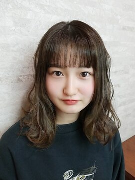 ヘア デザイン クランプ フロント(Hair Design CLAMP front) ナチュラルブルーグレーグラデーション