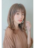 シースルー前髪×大人かわいいハネレイヤー【銀座×30代】