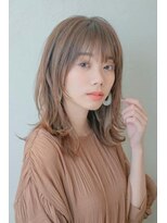 ミンクス 銀座店(MINX)&nbsp;シースルー前髪×大人かわいいハネレイヤー【銀座×30代】