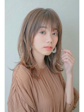 ミンクス 銀座店(MINX) シースルー前髪×大人かわいいハネレイヤー【銀座×30代】