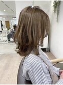 【Owll】大人かわいい モテウルフレイヤーミディ
