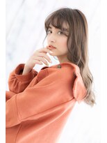 ヘアアンドビューティー ミック(Hair & Beauty miq) 外国人風無造作パーマ&フェザーバングでアンニュイ顔b