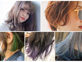 ヘアー ループアン(Hair Ruup ann)の写真/ケアブリーチを取り揃えご要望に沿ったデザインカラーをご提案◎流行りのカラーもあなたに合ったStyleで！