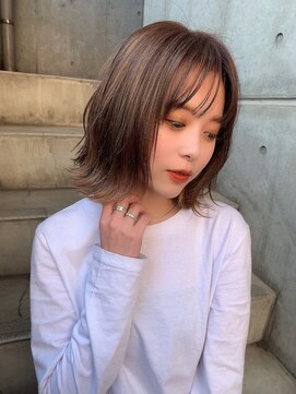 リノ 吉祥寺(Lino kichijoji) 当日予約ok ミディアムレイヤーボブ　リノ吉祥寺