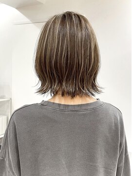 グラフ 銀座(GRAFF) 20代30代ベージュハイライト/外ハネボブ/ミニボブ/ボブ