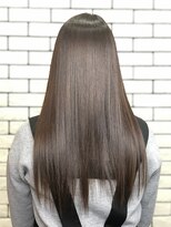 オレンジドロップ 長岡駅店(orange drop)&nbsp;20代30代艶感ストレート♪髪質改善カラーモカベージュ