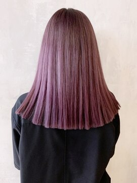 アイティーバイアルバム 松戸店(IT by ALBUM) ダークバイオレット_くびれヘアビタミンカラー_ba339572