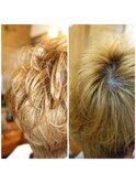 ほんとに変わるのー？ブリーチヘアも一度で激変！