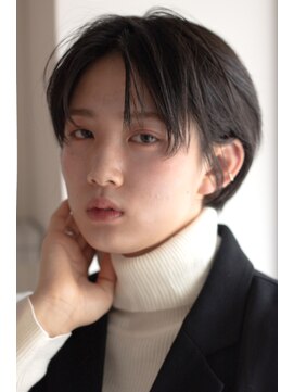 ホリデイズ ケアアンドスパ 練馬 豊島園(HOLIDAYS) 【HOLIDAYS】センターパート×ハンサムショート/練馬/髪質改善