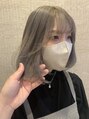 アース 福岡新宮店(HAIR&MAKE EARTH)&nbsp;抜けた後も可愛いシルバーカラー◎ブリーチ２回ほど要ります！