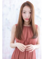 ミック ヘアアンドメイク アップ 駒込店(miq Hair&Make up)&nbsp;大人ガーリーヘルシースタイル小顔ナチュラルエアストレートa1