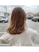韓国スタイル/グラデーションカラー/髪質改善縮毛矯正/香椎/千早