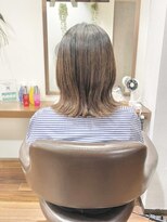 カラープロデュースバイアルバ(color produce byALBA)&nbsp;くびれ外ハネのミディアムボブ