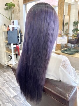リリー シブヤ(Lilly shibuya) 【Lilly渋谷】#パープル#ダブルカラー#学割U24#韓国