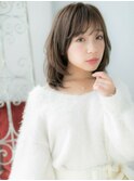 関内/髪質改善/ハーブカラー×くびれ鎖骨ミディアムボブa